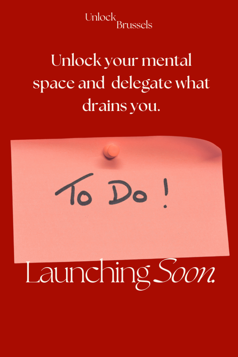 Unlock your peace of mind – a red to-do list icon representing mental load relief.